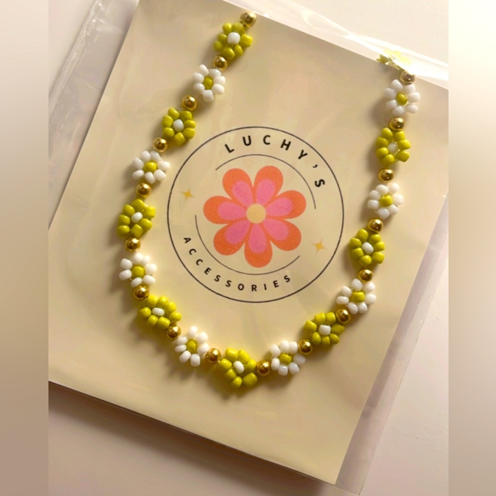 Handmade Necklace flowers